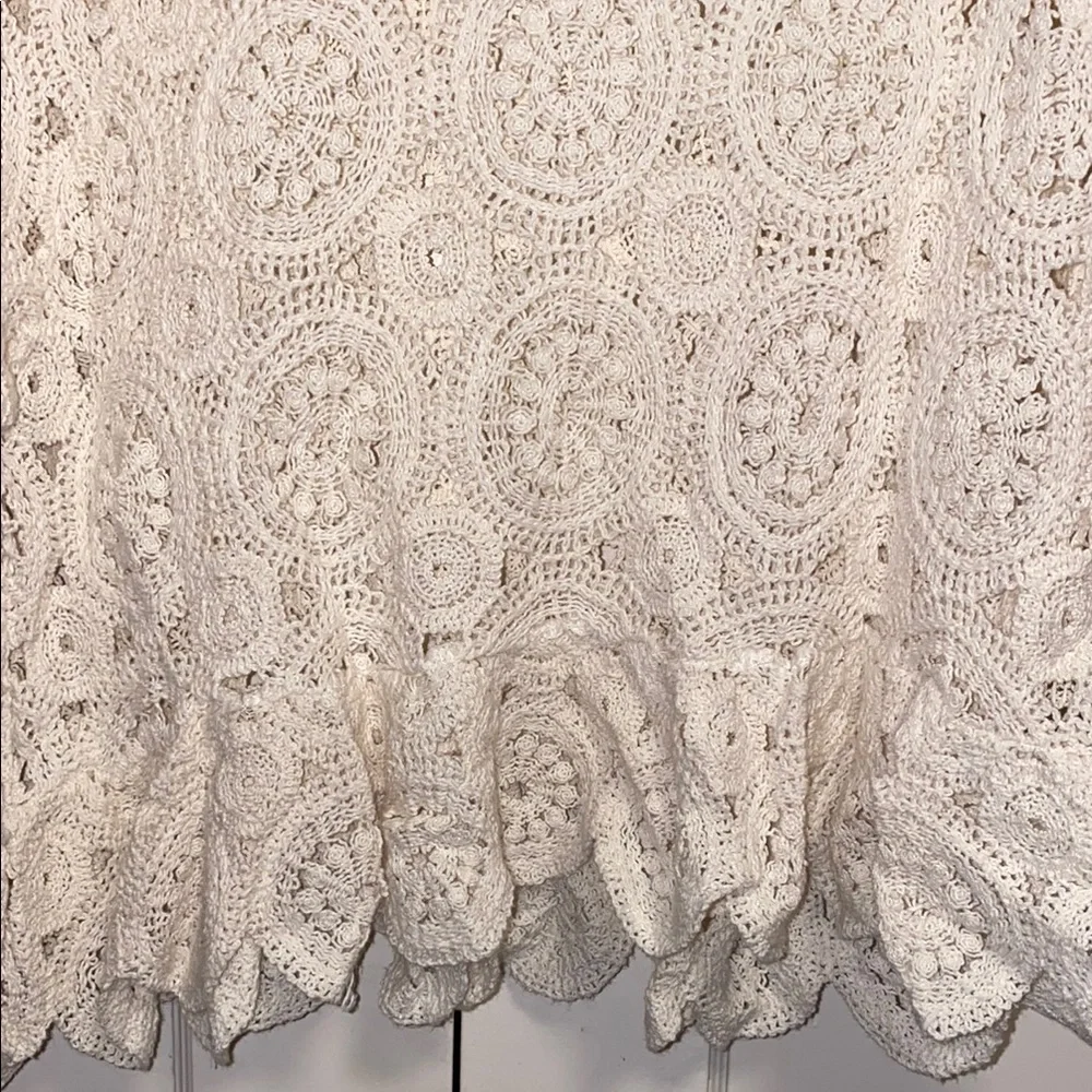 Zara Small White Lace Blouse - Picture 5 of 9